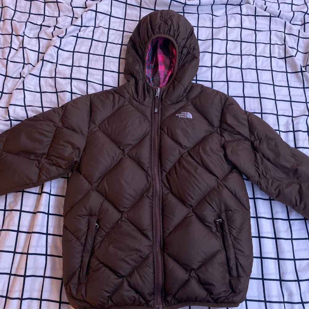 Famous Brown 550 North Face Puffer Jacket - Picture 2 of 6